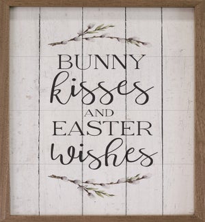 Bunny Kisses And Easter Wishes Whitewash